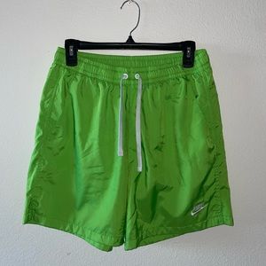 Men’s Green Nike Swim Trunks